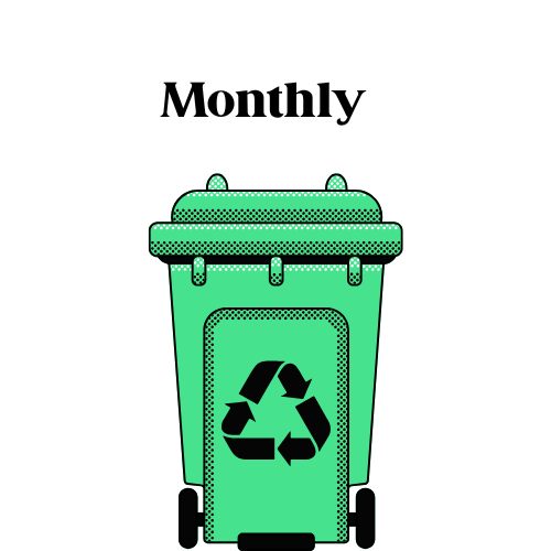 Monthly Bin Cleaning